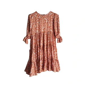 linen frock brown